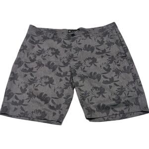 Travis Matthew Inlet Hybrid Golf Shorts Mens Size 40 Gray Print 1MW212 NEW NWT